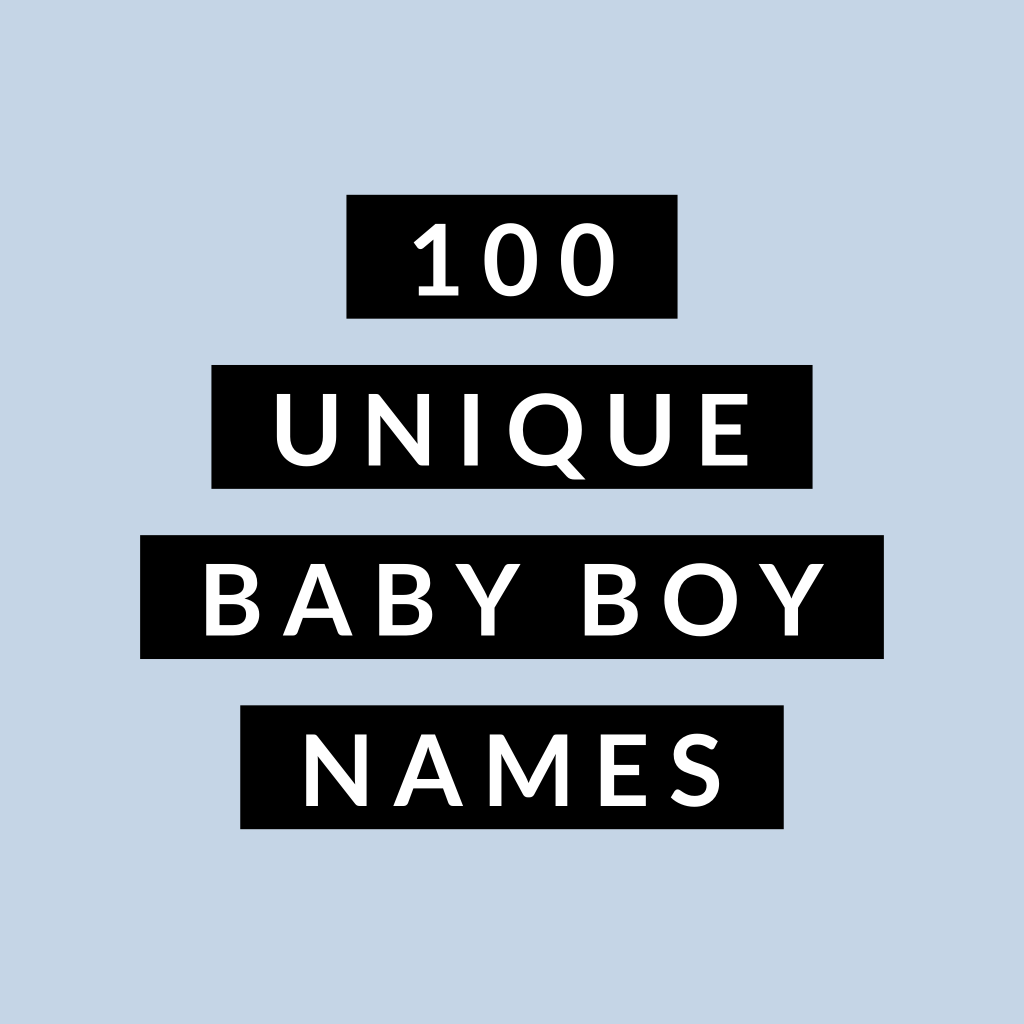100 Unique Boy Baby Names Espresso And Creamespresso And Cream